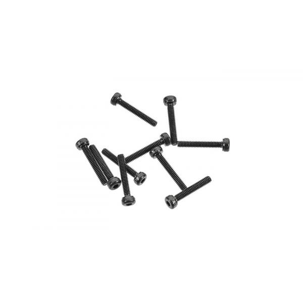 AXA016 - Cap Head M2x12mm Noir Oxide (10) - AXA016-AXIC0016