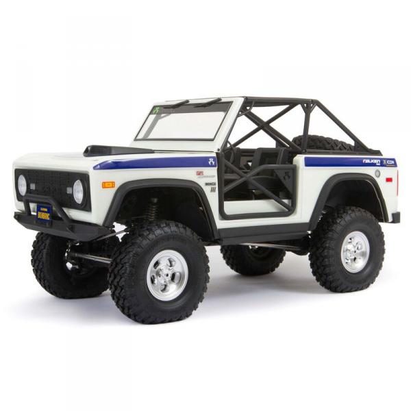 Axial SCX10 III Early Ford Bronco 1/10th 4wd RTR (Blanc)  - AXI03014T2