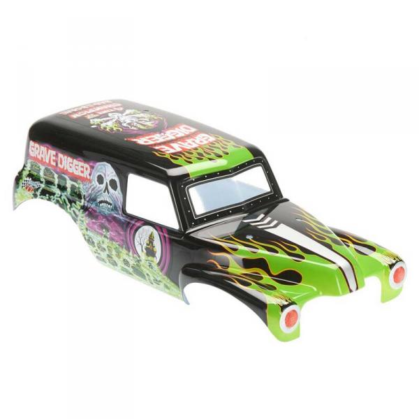 AX31459  -Grave Digger Monster Truck Printed Carrosserie - AX31459-AXIC1459