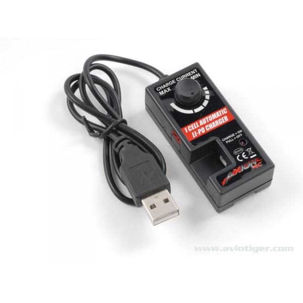 CHARGEUR LIPO 1S 3.7V USB AXION  - AVI360