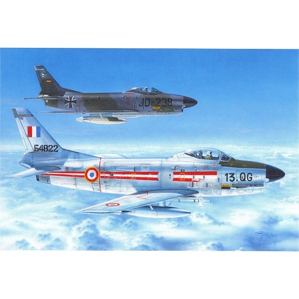 Maquette avion : North American F-86K - Azur-AZ72092