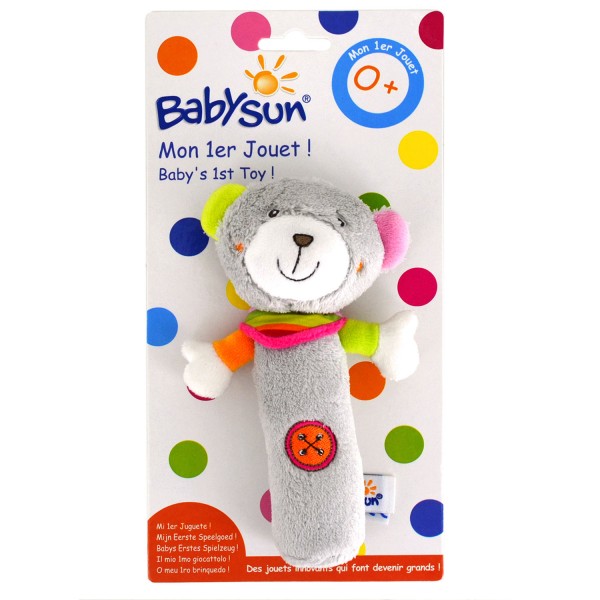 Hochet mon premier jouet ours - Babysun-08688