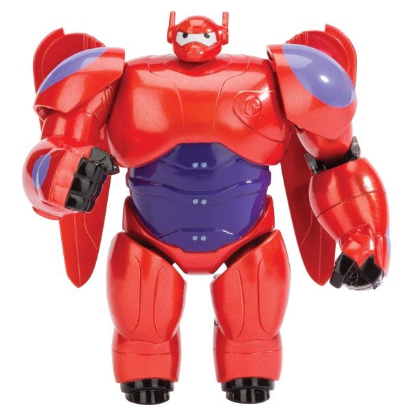 Figurine articulée Les Nouveaux Héros (Big Hero 6) 10 cm :  Baymax avec armure - Bandai-38600-38601