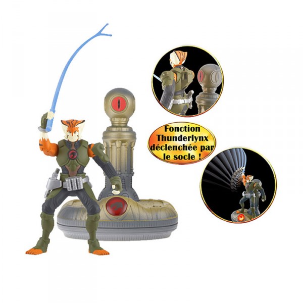Figurine Thundercats 10 cm + accessoires : Tigro - Bandai-84030-84033