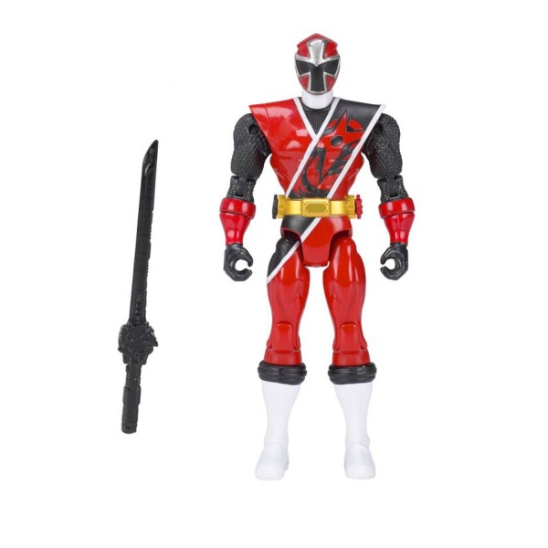 Figurine Power Rangers 12 cm Ninja Steel : Rouge - Bandai-43700-5