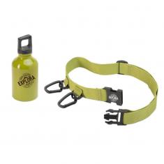 Trinkflasche & Gürtel mit Clips - Entdeckung der Welt - BASS