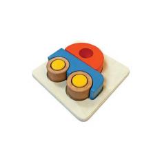 Puzzle en Bois 3D Voiture - Assembler & Empiler - 12M+