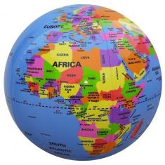 Globo Terráqueo Hinchable 30 cm - Descubre los Países - BASS