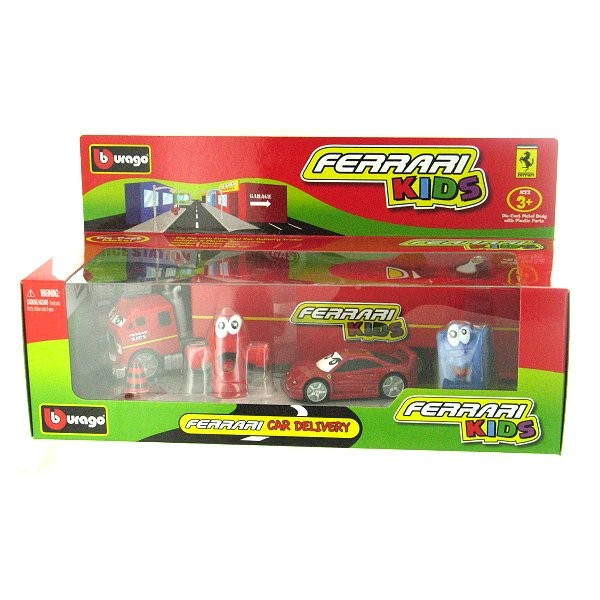 Camion, voiture et accessoires Ferrari Kids : Ferrari Car Delivery 2 - BBurago-31277-2