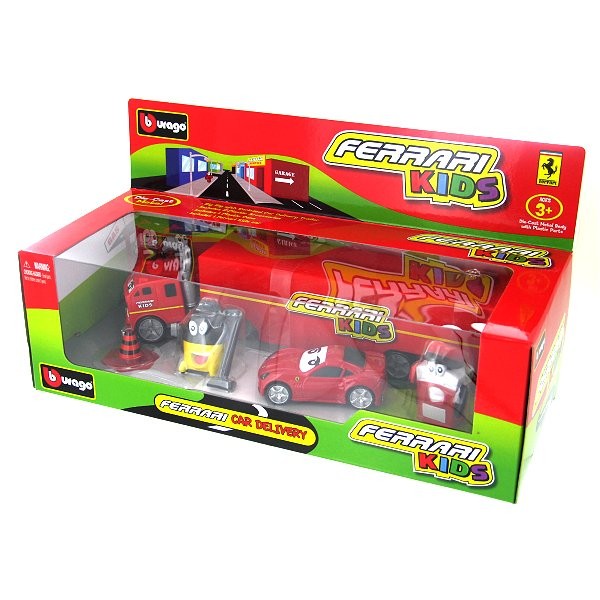 Camion, voiture et accessoires Ferrari Kids : Ferrari Car Delivery 3 - BBurago-31277-3