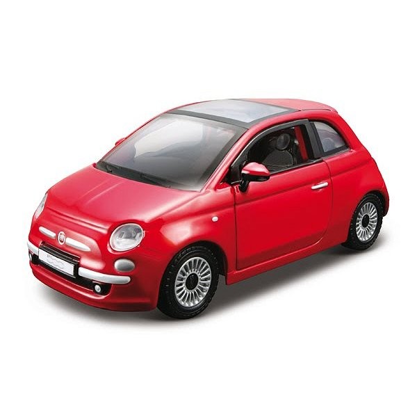 Modèle réduit - Fiat Nuova 500 - Collection Street Fire - Echelle 1/43 : Rouge - BBurago-30000-30010-18