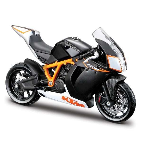 Modèle réduit : Moto KTM 1190 RC8 R : Echelle 1/18 - Bburago-51030-29