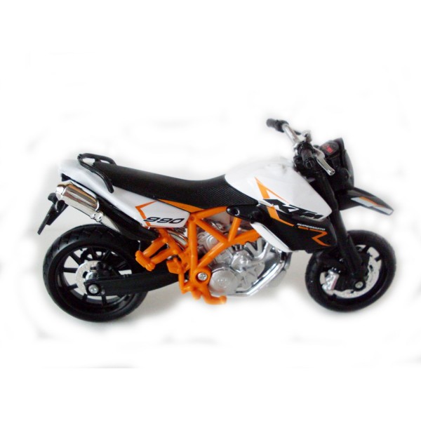 Modèle réduit : Moto KTM 990 Supermoto R : Echelle 1/18 - Bburago-51030-27