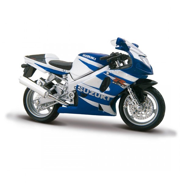 Modèle réduit : Moto Suzuki GSX-R750 : Echelle 1/18 - Bburago-51030-8