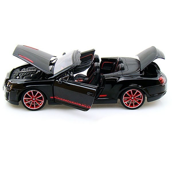 Modèle réduit - Bentley Continental Supersports Convertible ISR - Echelle 1/18 : Noir - Bburago-11035N