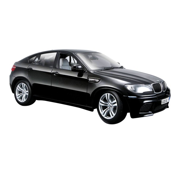 Modèle réduit de voiture berline : BMW X6 M noire : Echelle 1/18 - BBurago-12081-2