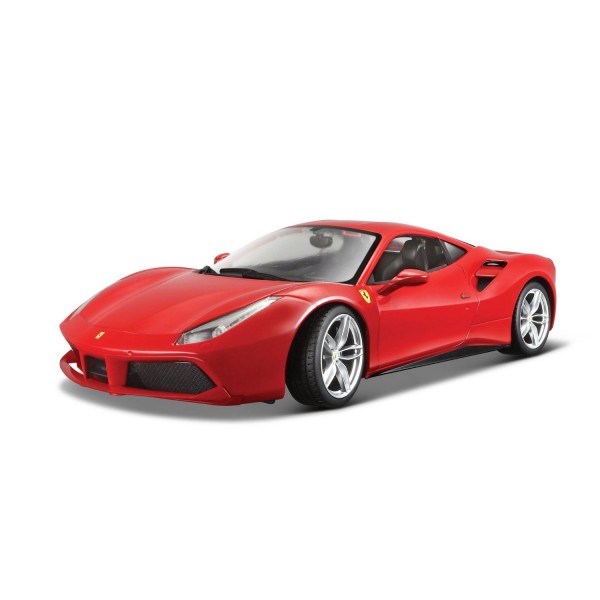 Modèle réduit de voiture de sport : Ferrari 2015 R & P 488 GTB : Echelle 1/18 - Bburago-16008