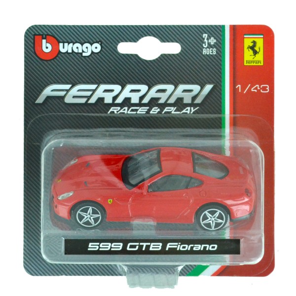 Modèle réduit Ferrari 1/48 : 599 GTB Fiorano - BBurago-36001-6