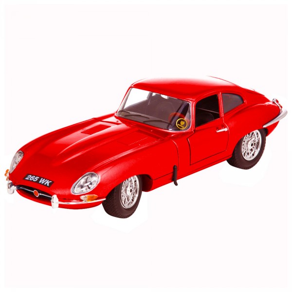 Modèle réduit - Jaguar E coupé (1961) - Collection Gold - Echelle 1/18 : Rouge - BBurago-12044-2