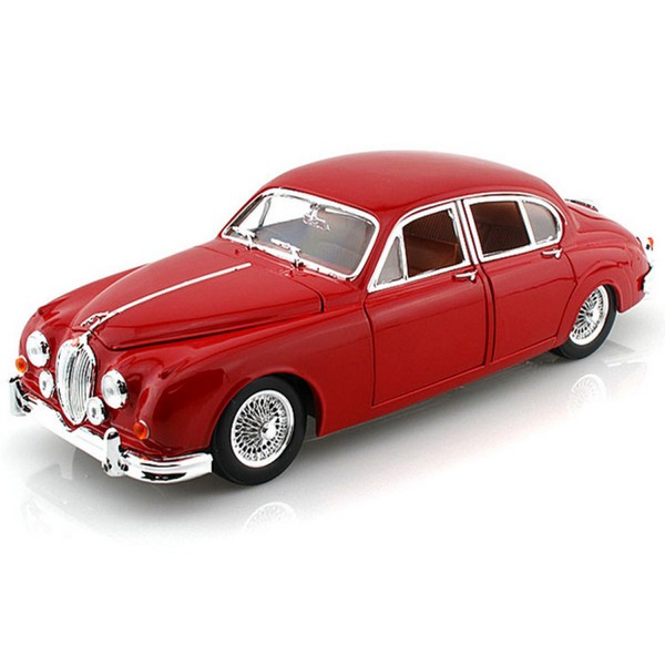 Modèle réduit Jaguar MARK II (1959) : Echelle 1/18 : Rouge - BBurago-12009-1