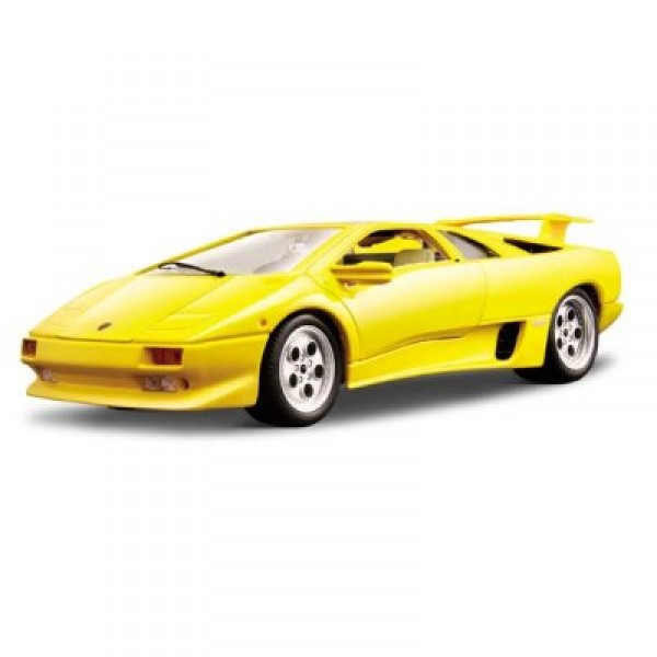 Modèle réduit - Lamborghini Diablo - Collection Gold - Echelle 1/18 : Jaune - BBurago-12042J