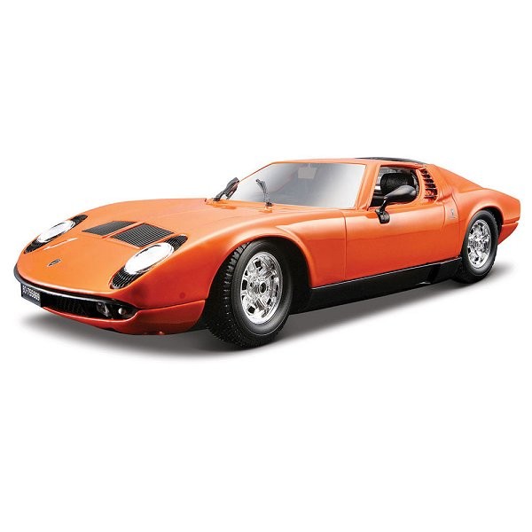 Modèle réduit - Lamborghini Miura 1968 - Echelle 1/18 : Orange - BBurago-12072-3
