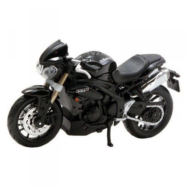 Modèle réduit : Moto Triumph Speed Triple : Echelle 1/18 - Bburago-51030-31