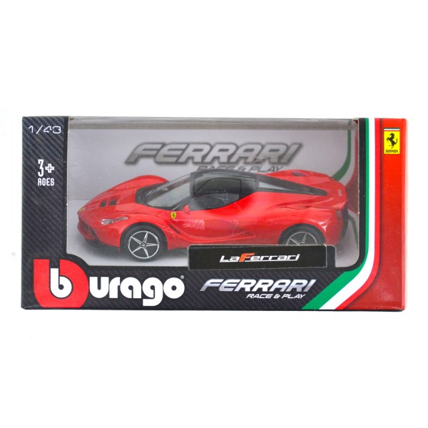 Modèle réduit Ferrari Race & Play 1/43 : La Ferrari - Bburago-36100-10