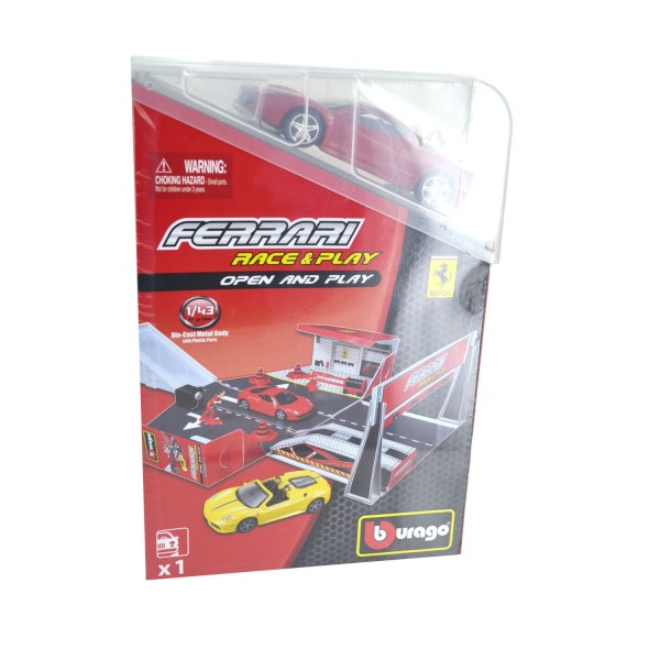 Piste Ferrari Race & Play avec modèle réduit 1/43 : Ferrari N°3 - Bburago-31209-5