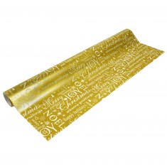 Papel de regalo ancho 50 cm: Dorado