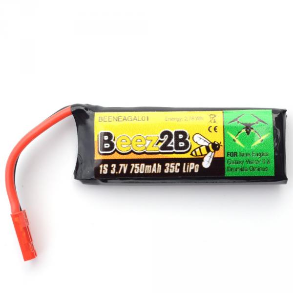 Batterie Lipo 1s 3.7V 750mAh 35C pour Gal. Visitor 6 - Dromida Omnius - BEENEAGAL01