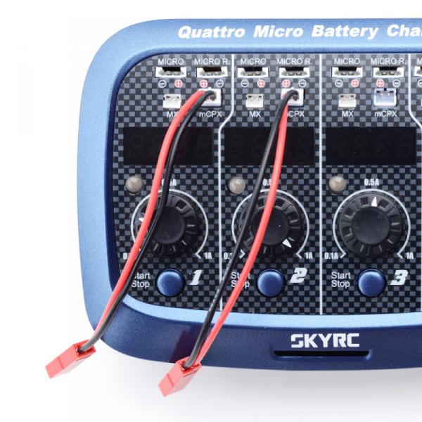 Câble de charge pour chargeur SkyRC micro quattro & 1S BEC Lipo(4pcs) - BEEC1042