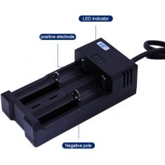 Charger Rapide Intelligent Dual slots Doublepow DP-K65 pour 3.7v Li-Ion