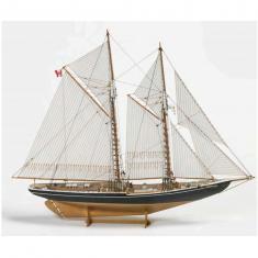 Maquette bateau en bois : Bluenose II