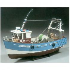 Schiffsmodell aus Holz: Boulogne Etaples