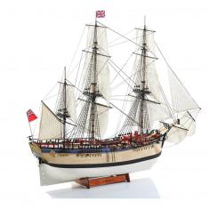 Maquette bateau en bois : Hms Endeavour