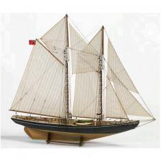 Maquette Bateau En Bois Le Bayard – Réplique De Pêcheur Normand Du XIXe – Échelle 1:30 – Kit De Construction Pour Passionnés