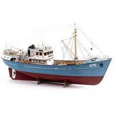 Maquette bateau en bois : chalutier Nordkap