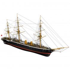 Modelo de barco de madera: HMS Warrior