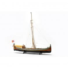 Schiffsmodell aus Holz:  Nordlandsbaaden