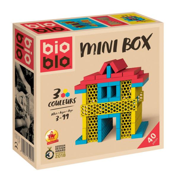 Mini Box jaune rouge bleu 40 Briques - Piatnik-64028
