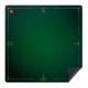 Miniature Green prestige card mat 60 x 60 cm