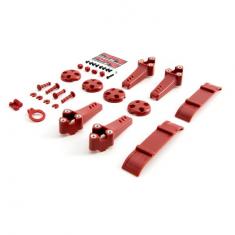 Vortex Pro - Kit plastique, Rouge