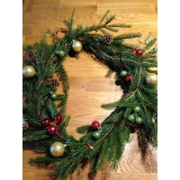 Décorez votre porte aux couleurs de Noël