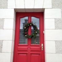 Décorez votre porte aux couleurs de Noël