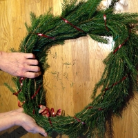 Décorez votre porte aux couleurs de Noël