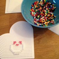 perles à repasser décoration de noël