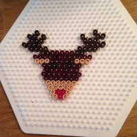 perles à repasser décoration de noël