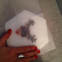 perles à repasser décoration de noël