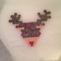 perles à repasser décoration de noël